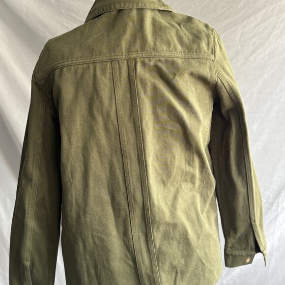 Sézane Will Forever Jacket | Women's | Color: Khaki / Olive Green | Size: Medium - Picture 5 of 8
